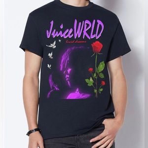 JuiceWrld black graphic tee-shirt Size small